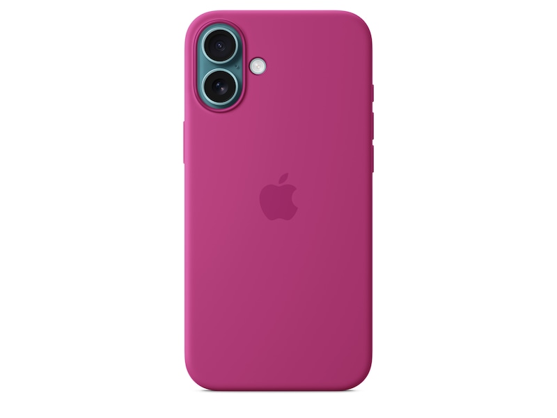 Apple iPhone 16 Plus Silikondeksel (fuksia) Deksel til mobiltelefon