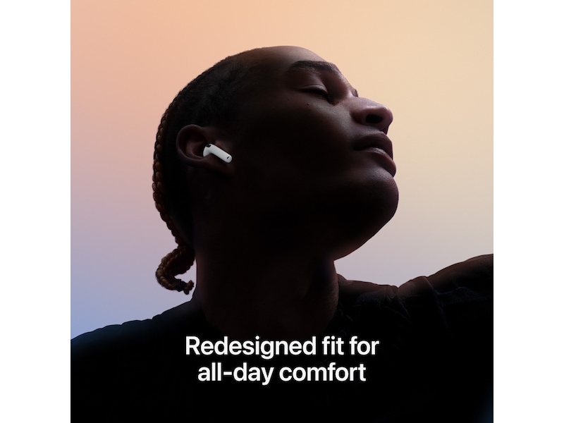 Apple AirPods 4 med Støyredusering trådløse ørepropper, In-Ear (hvit) Øreplugger