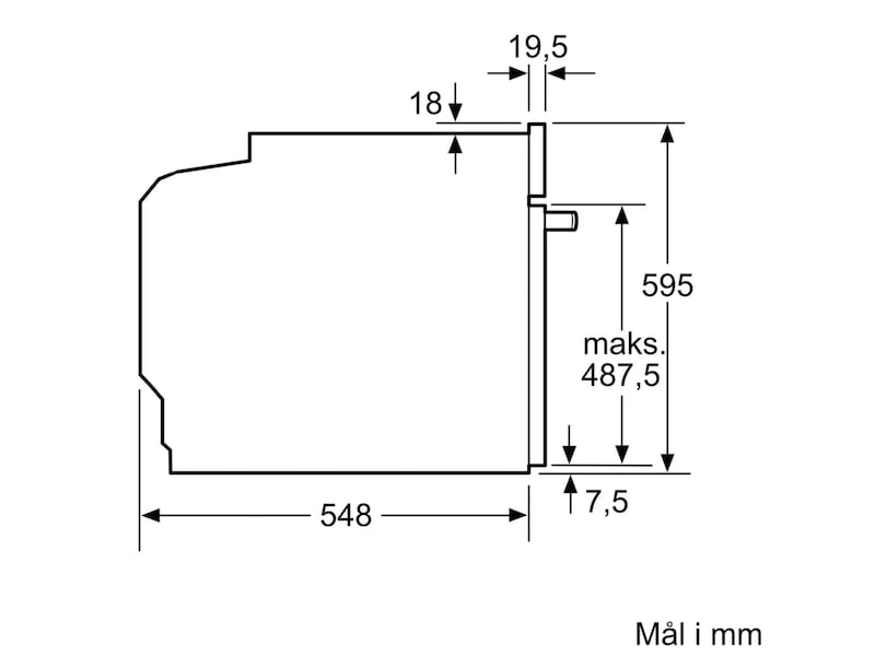 Siemens HB673GCS2S innbyggningsovn Stekeovner