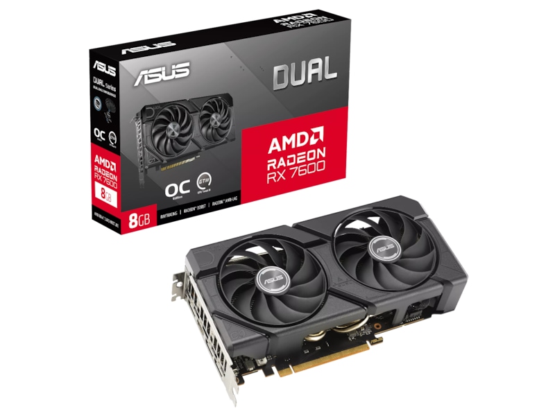 ASUS Dual Radeon RX 7600 EVO OC PCI-Express