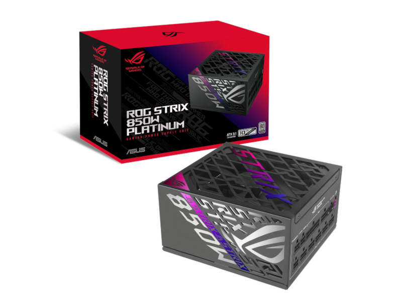 Asus ROG Strix 850W Platinum PSU Enheter