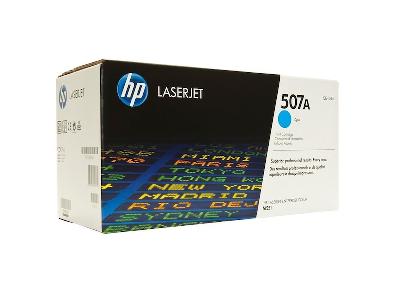 HP Toner 507A Cyan Lasertoner