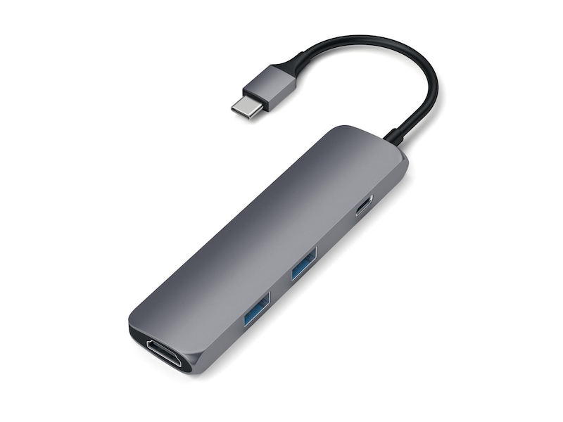 Satechi Slim MultiPort 4K Docking (stellargrå) USB-hub