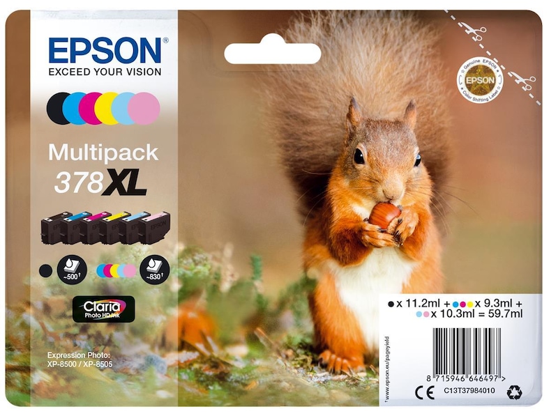 Epson Blekk 378XL Multipack Blekkpatroner