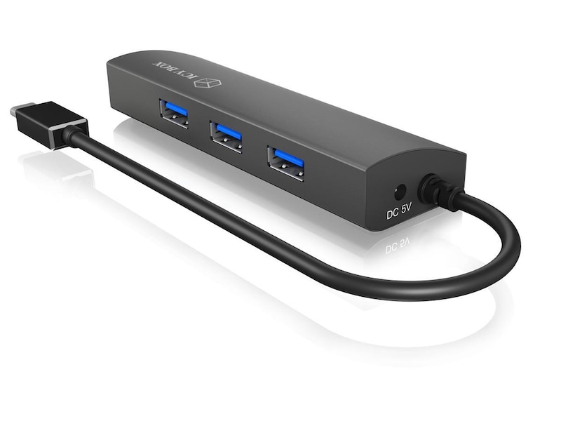 ICY BOX 3 Port USB 3.0 Hub & Gigabit-LAN USB-hub