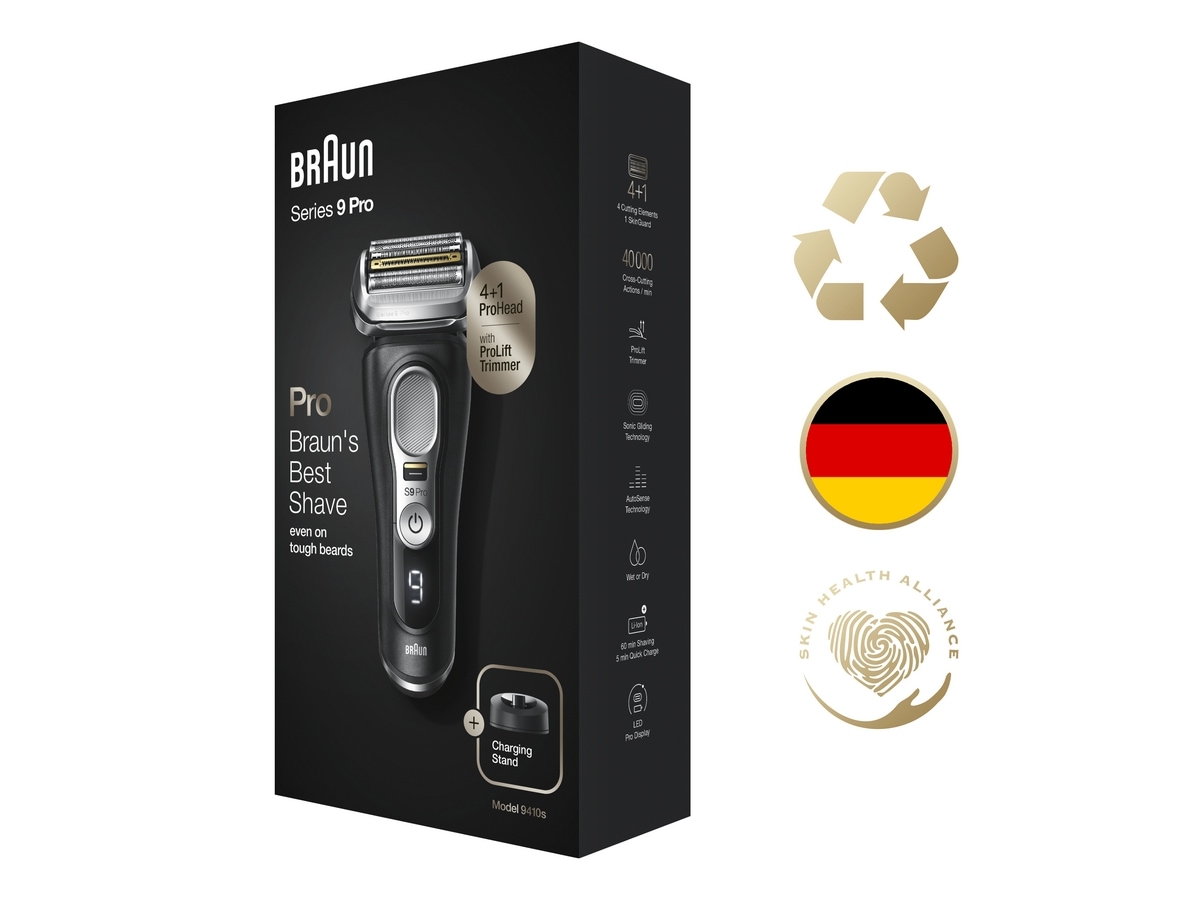 Braun Series 9 Pro 9410s Barbermaskin - KomplettBedrift.no