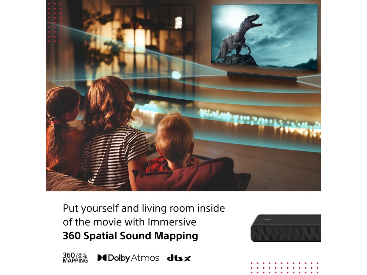 Sony HT-A3000 Dolby Atmos® Lydplanke (sort) Soundbars