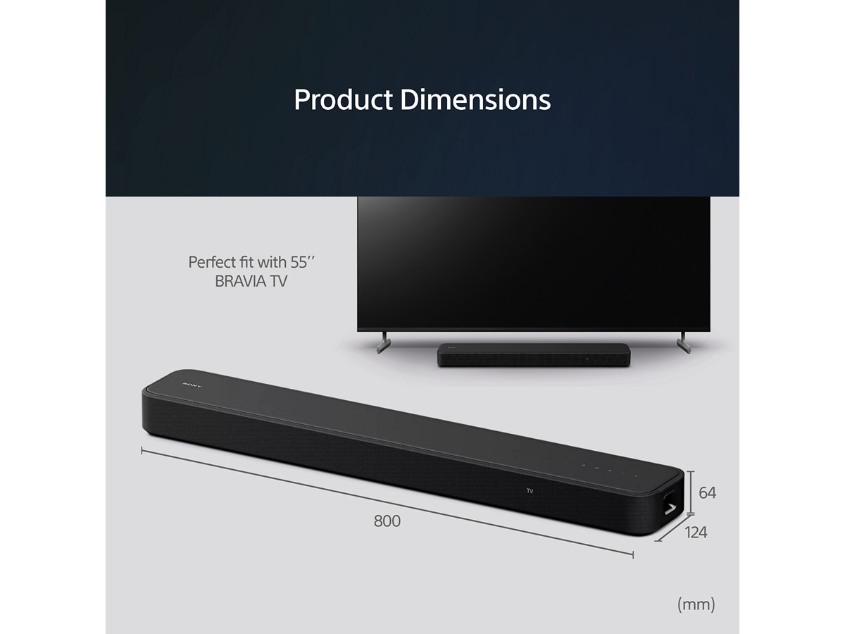 Sony HT-S2000 Dolby Atmos® Lydplanke (sort) Soundbars