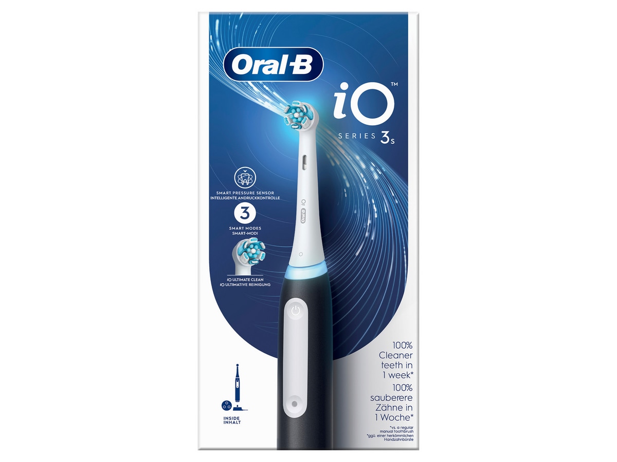 Oral-B iO 3 Elektrisk Tannbørste (sort) Tannpleie