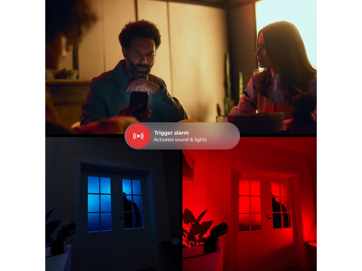 Philips Hue Secure-skrivebordstativ (sort) Videokameraer