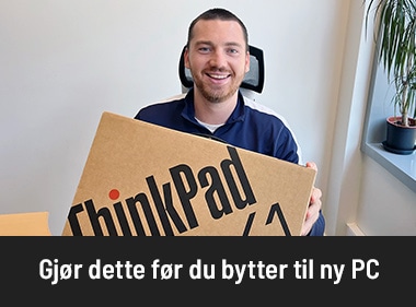 Gjør dette før du bytter til ny PC.