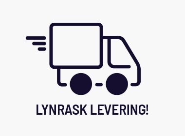 Lynrask levering på 1-2 dager*