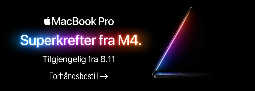 Nye MacBook Pro med M4, les mer