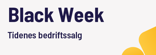 Black Week - Årets RÅESTE bedriftssalg