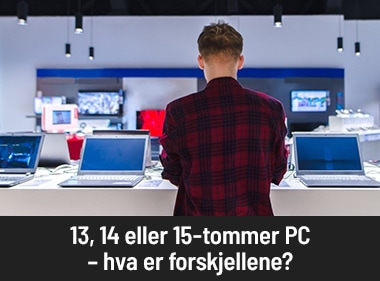 Kun størrelsen? Eller er det andre forskjeller?