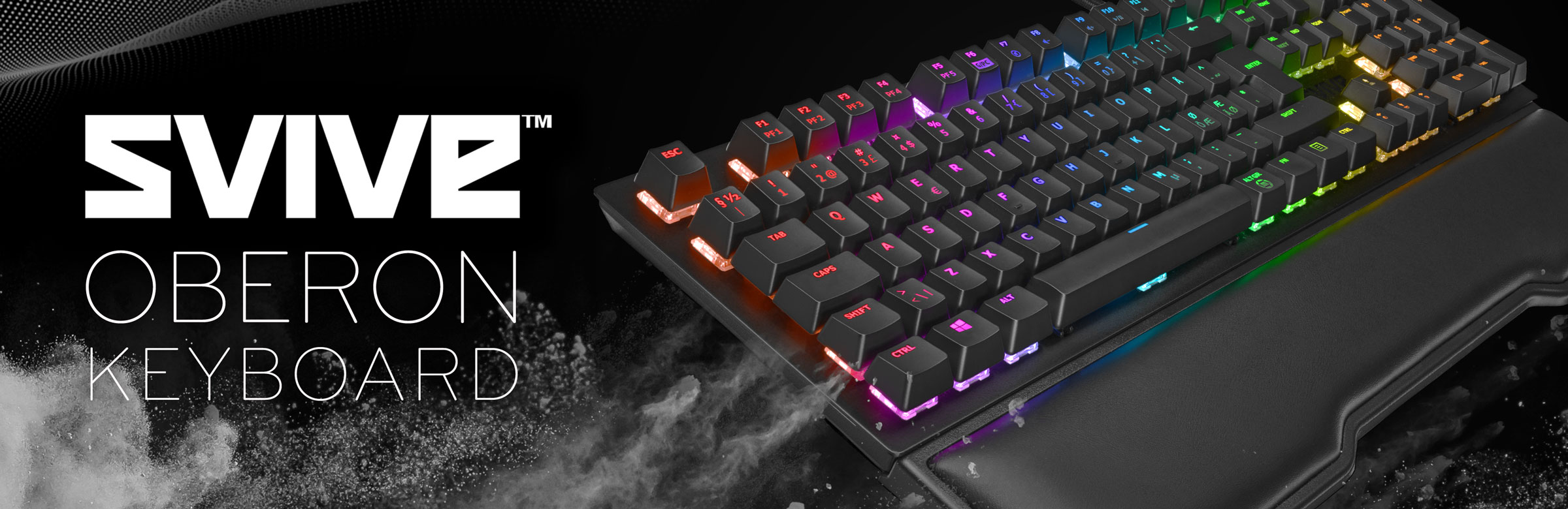 svive oberon rgb gaming tastatur