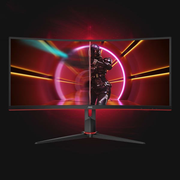 AOC 34" Curved gamingskjerm CU34G2X/BK