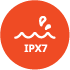 IPX7 waterproof