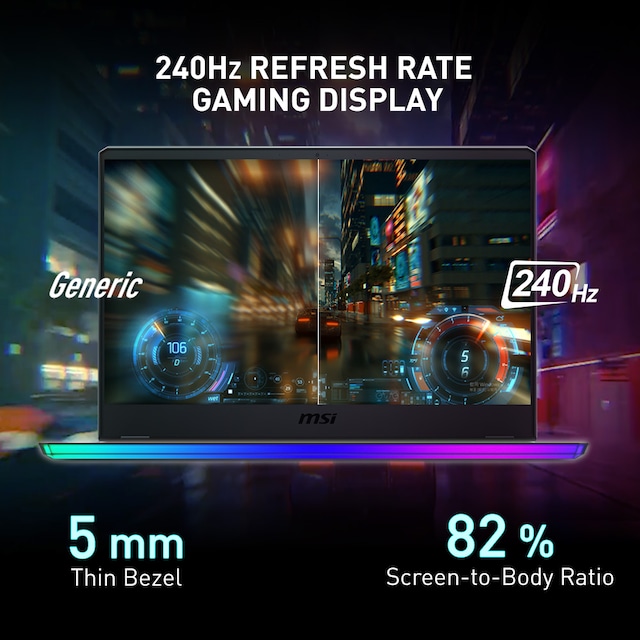 MSI GE66 Raider 15,6" FHD 240 Hz MSI GE66 Raider 15,6" FHD 240 Hz