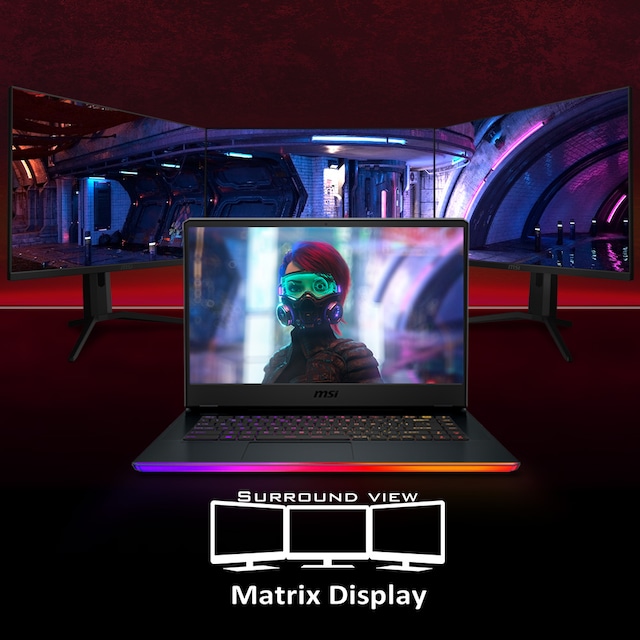 MSI GE66 Raider 15,6" FHD 240 Hz surroundmodus MSI GE66 Raider 15,6" FHD 240 Hz surroundmodus