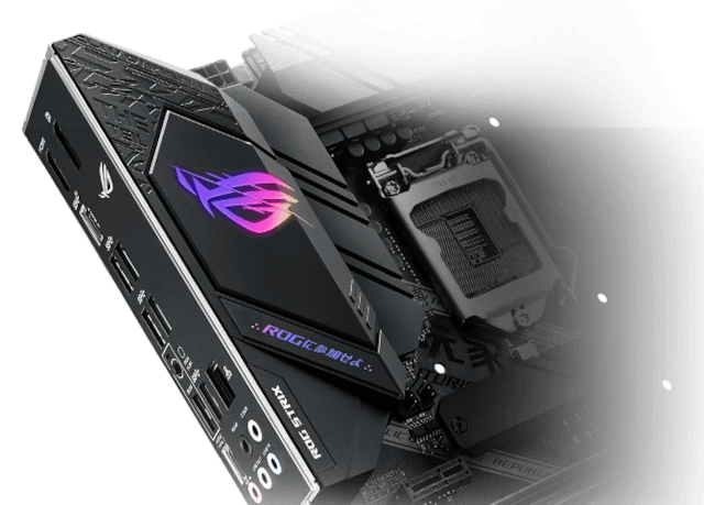 Pre-mounted I/O shield Pre-mounted I/O shield