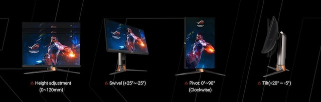 Asus 25" gamingskjerm ROG Swift PG259QN Ergonomisk Asus 25" gamingskjerm ROG Swift PG259QN Ergonomisk