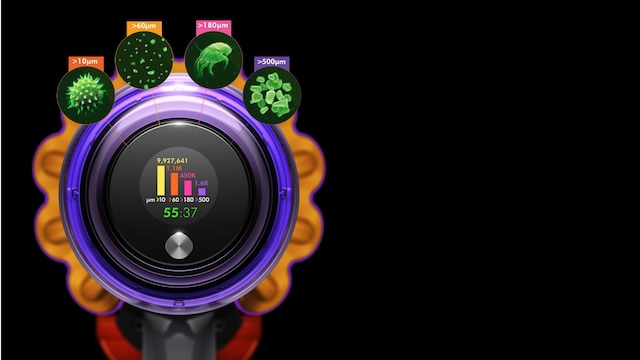 A piezo sensor continuously sizes and counts dust particles A piezo sensor continuously sizes and counts dust particles