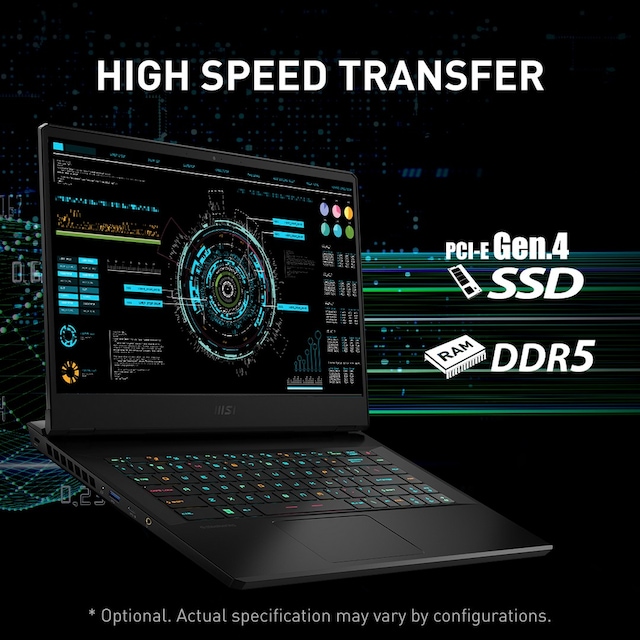 MSI GP66 Vector 15,6" gaminglaptop MSI GP66 Vector 15,6" gaminglaptop