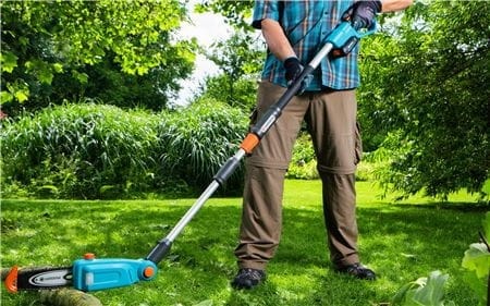 Skjærehodet kan vippes Skjærehodet kan vippes