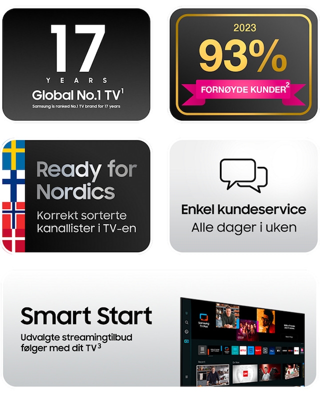 Fordeler med Samsung TV Fordeler med Samsung TV