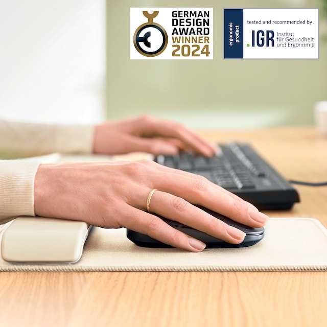 Leitz Ergo Musematte med Håndleddstøtte Leitz Ergo Musematte med Håndleddstøtte